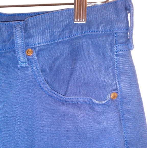 🔴 SALE Levi's 505 Purple Button Fly Jeans Size 32x32 - Picture 5 of 9